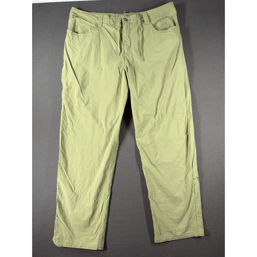 Patagonia Quandary Pants Mens 38x30 Green Nylon Blend Outdoor Trail Hiking